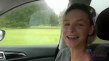 Emma Hix - You head out for a day with Emma, and play with her pussy in the car.